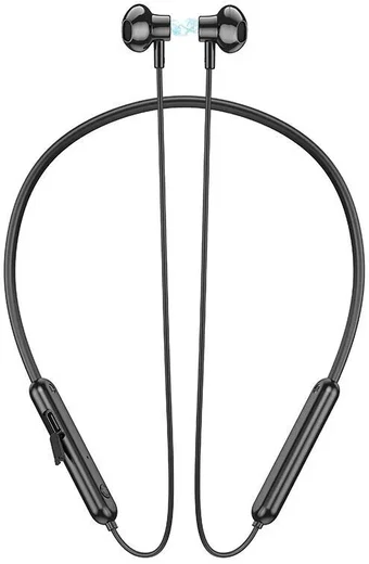 Hoco ES67 Bluetooth Oordopjes met Nekband Ideaal voor Sporten Zwart afbeelding 1