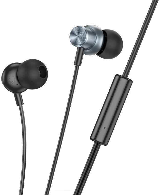 Hoco M110 Bedrade In-Ear Oordopjes 3.5mm Jack Headset Zwart afbeelding 1