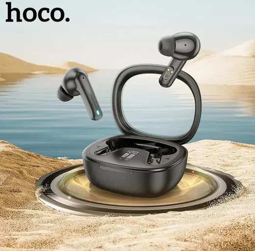 Hoco EQ6 Draadloze Oortjes Bluetooth 5.3 Met Display Zwart afbeelding 3