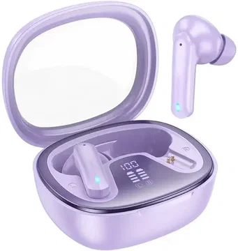 Hoco EQ6 Draadloze Oortjes Bluetooth 5.3 Met Display Paars