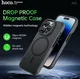 Hoco Lord Series Apple iPhone 15 Pro Hoesje Magsafe Back Cover Zwart afbeelding 4