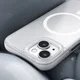 Hoco Lord Series Apple iPhone 15 Pro Hoesje Magsafe Back Cover Wit afbeelding 2