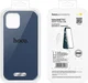 Hoco Pure Series Apple iPhone 15 Pro Hoesje Siliconen MagSafe Blauw afbeelding 5