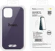 Hoco Pure Series Apple iPhone 15 Pro Hoesje Siliconen MagSafe Paars afbeelding 5