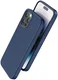 Hoco Pure Series iPhone 15 Pro Max Hoesje Siliconen MagSafe Blauw afbeelding 1