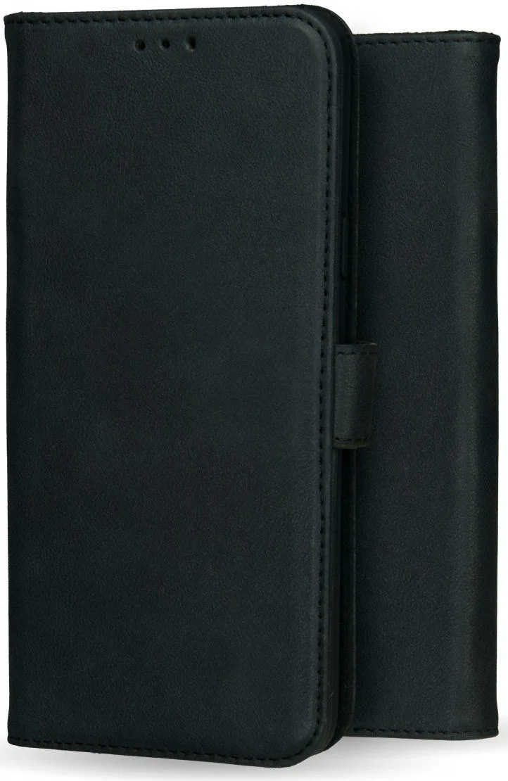 Rosso Deluxe Samsung Galaxy S23 FE Hoesje Echt Leer Book Case Zwart afbeelding 8