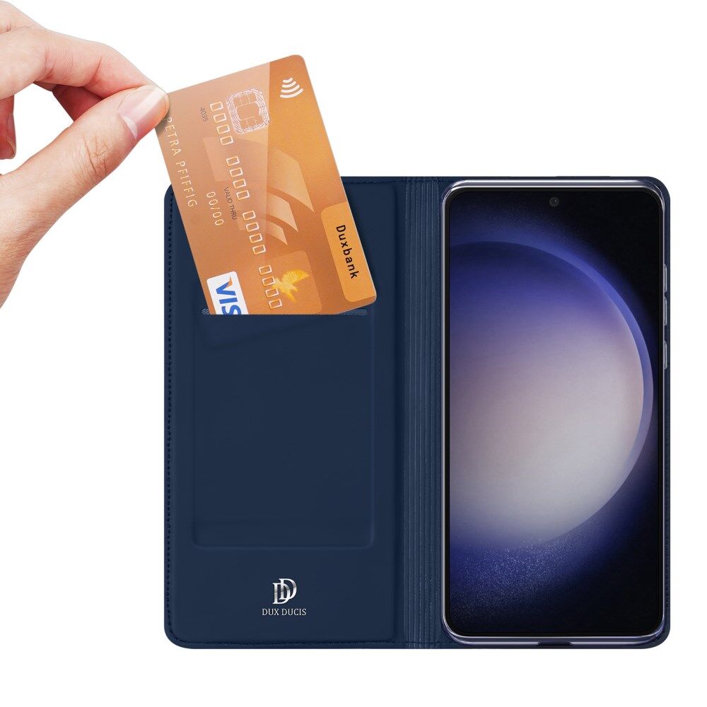 Dux Ducis Skin Pro Samsung Galaxy S23 FE Hoesje Portemonnee Blauw afbeelding 2