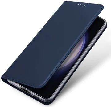 Dux Ducis Skin Pro Samsung Galaxy S23 FE Hoesje Portemonnee Blauw