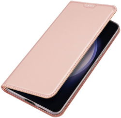 Dux Ducis Skin Pro Samsung Galaxy S23 FE Hoesje Portemonnee Roze afbeelding