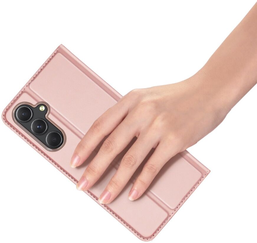 Dux Ducis Skin Pro Samsung Galaxy S23 FE Hoesje Portemonnee Roze afbeelding 7