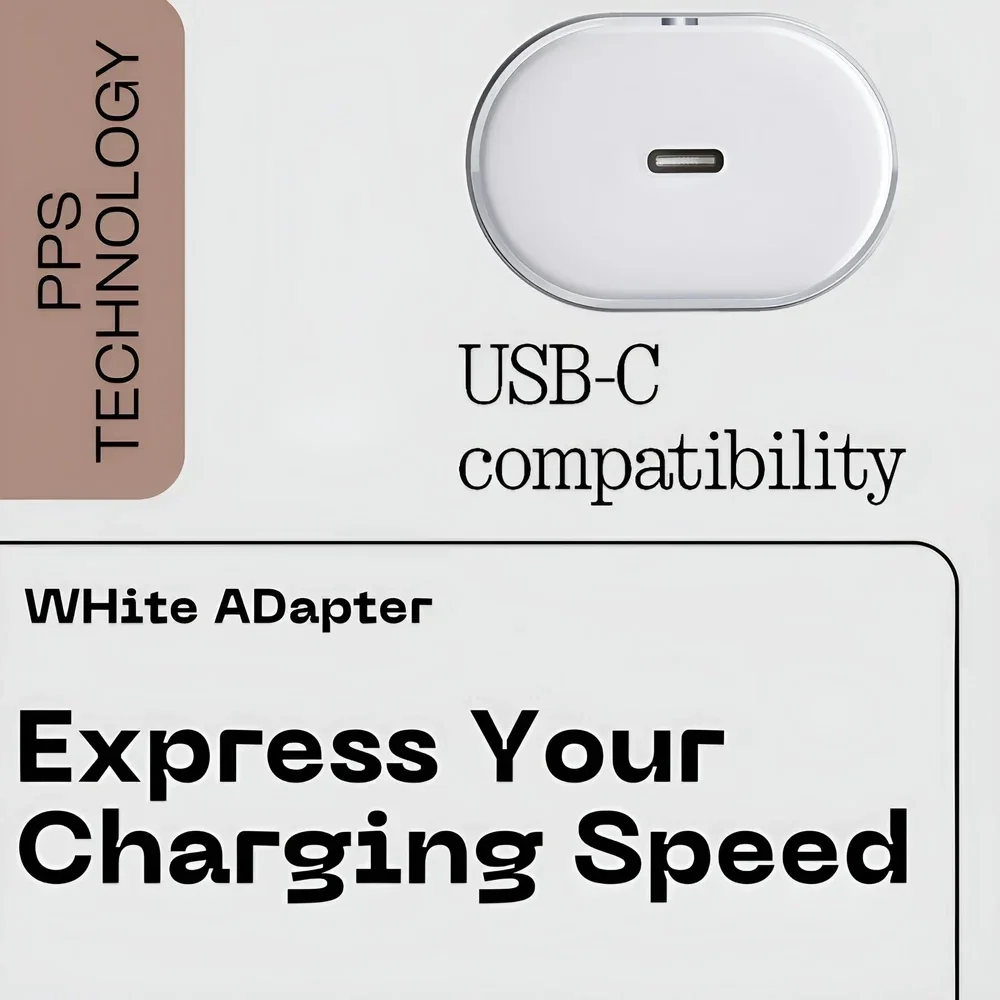 Originele Nothing 45W Power Adapter Fast Charge USB-C Adapter Wit afbeelding 7