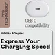 Originele Nothing 45W Power Adapter Fast Charge USB-C Adapter Wit afbeelding 7