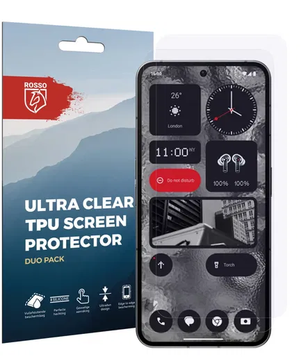 Rosso Nothing Phone (2) Screen Protector Ultra Clear Duo Pack afbeelding 7