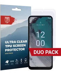 Rosso Nokia C32 Screen Protector Ultra Clear Duo Pack afbeelding