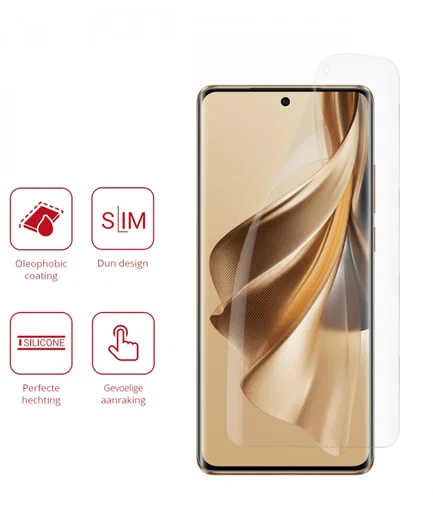 Rosso Oppo Reno 10 Pro Plus Screen Protector Ultra Clear Duo Pack afbeelding 2