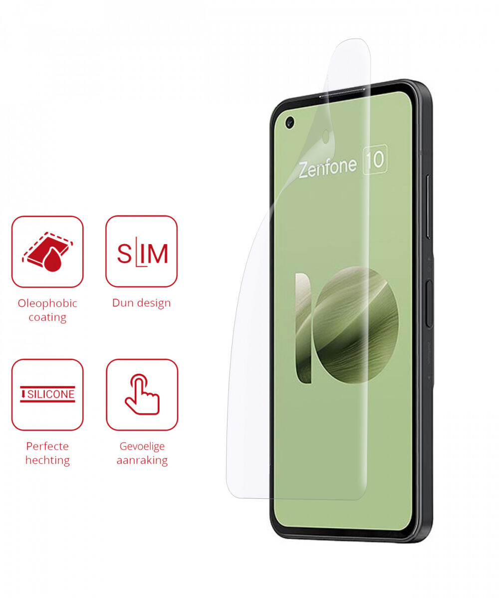 Rosso Asus Zenfone 10 Screen Protector Ultra Clear Duo Pack afbeelding 2