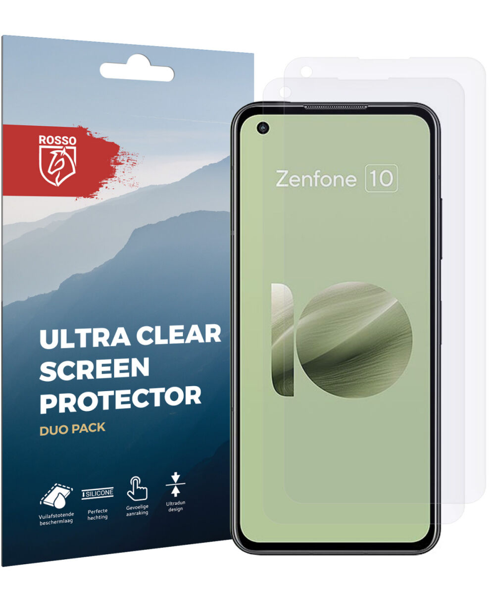 Rosso Asus Zenfone 10 Screen Protector Ultra Clear Duo Pack afbeelding 6