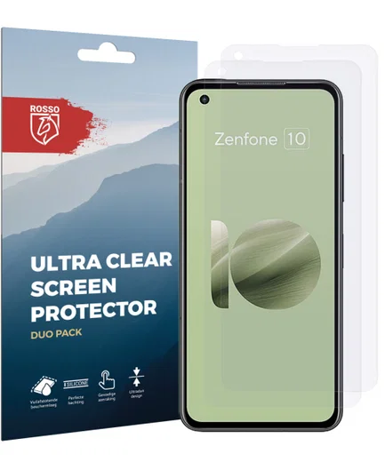 Rosso Asus Zenfone 10 Screen Protector Ultra Clear Duo Pack afbeelding 6