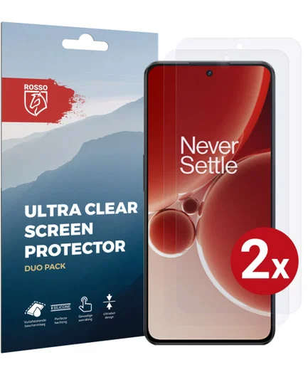 Rosso OnePlus Nord 3 Screen Protector Ultra Clear Duo Pack afbeelding 1