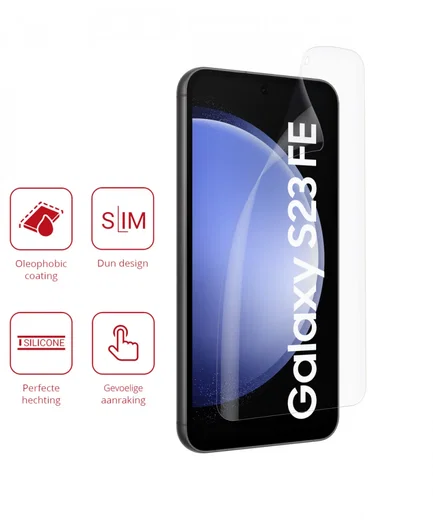 Rosso Samsung Galaxy S23 FE Screen Protector Ultra Clear Duo Pack afbeelding 2