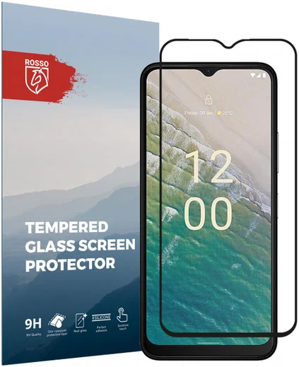 Rosso Nokia C32 9H Tempered Glass Screen Protector afbeelding 1