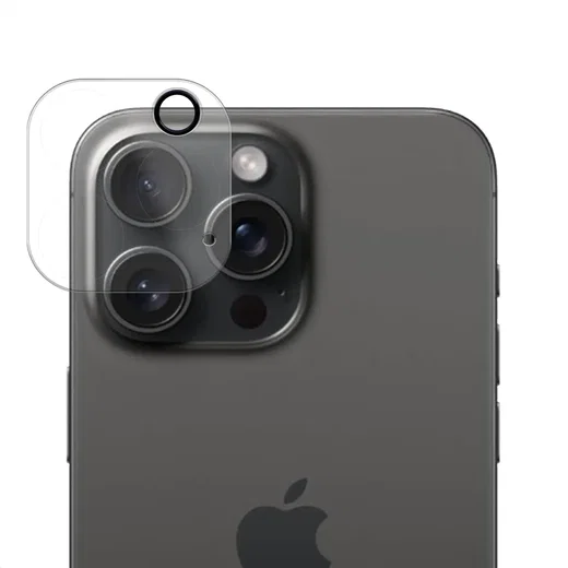Rosso Apple iPhone 15 Pro/15 Pro Max Camera Lens Protector Transparant afbeelding 1