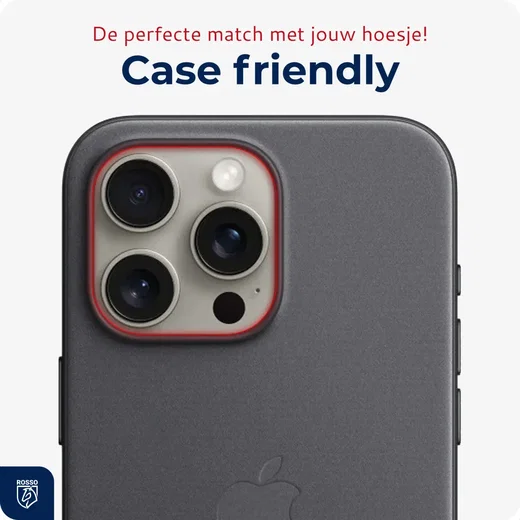 Rosso Apple iPhone 15 Pro/15 Pro Max Camera Lens Protector Transparant afbeelding 6