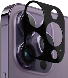 Rosso Apple iPhone 15 Pro/15 Pro Max Camera Lens Protector Zwart afbeelding