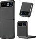 Motorola Razr 40 Hoesje Carbon Fiber Super Thin Fold Cover Zwart afbeelding 2