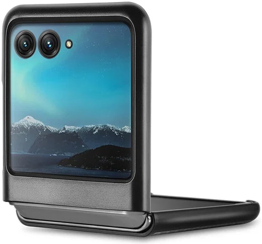 Motorola Razr 40 Ultra Hoesje Carbon Fiber Super Thin Fold Cover Zwart afbeelding 12