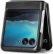 Motorola Razr 40 Ultra Hoesje Carbon Fiber Super Thin Fold Cover Zwart afbeelding 14