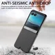 Motorola Razr 40 Ultra Hoesje Carbon Fiber Super Thin Fold Cover Zwart afbeelding 3