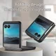 Motorola Razr 40 Ultra Hoesje Carbon Fiber Super Thin Fold Cover Zwart afbeelding 5