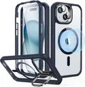 ESR Armor Tough Apple iPhone 15 Hoesje MagSafe Transparant Blauw