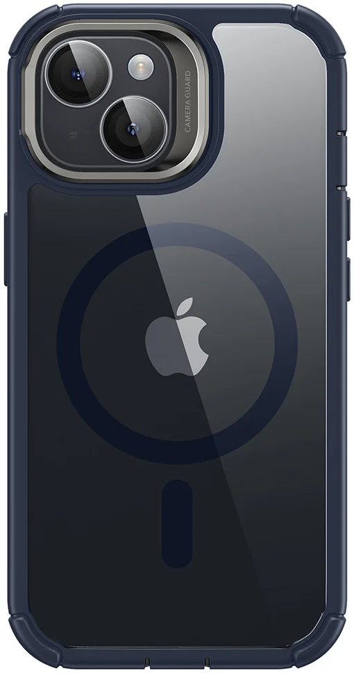 ESR Armor Tough Apple iPhone 15 Hoesje MagSafe Transparant Blauw afbeelding 10