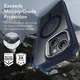 ESR Armor Tough Apple iPhone 15 Hoesje MagSafe Transparant Blauw afbeelding 3