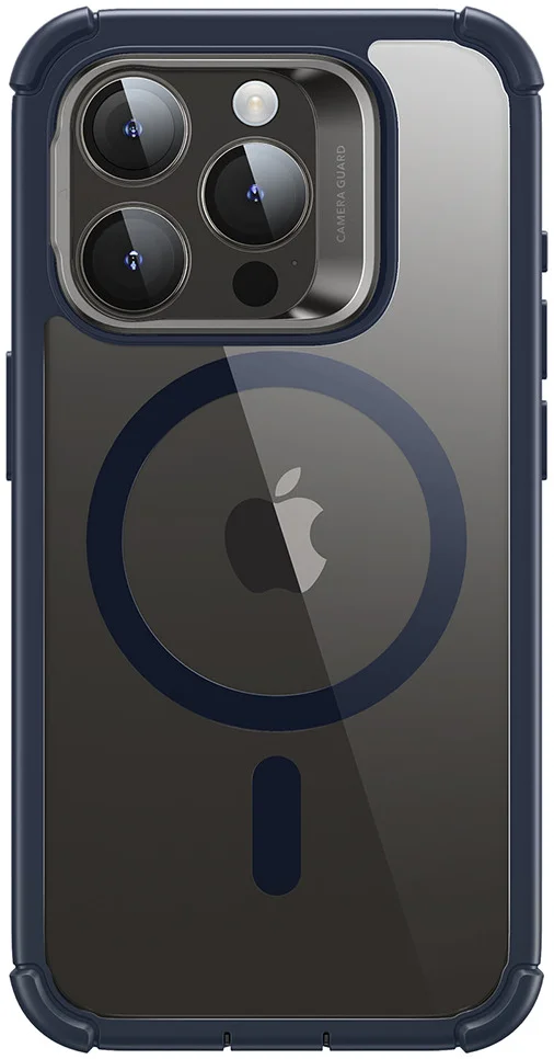 ESR Armor Tough iPhone 15 Pro Hoesje MagSafe Transparant Blauw afbeelding 10