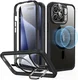 ESR Armor Tough iPhone 15 Pro Max Hoesje MagSafe Transparant Zwart