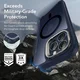 ESR Armor Tough iPhone 15 Pro Max Hoesje MagSafe Transparant Blauw afbeelding 3