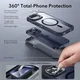 ESR Armor Tough iPhone 15 Pro Max Hoesje MagSafe Transparant Blauw afbeelding 5