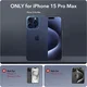 ESR Armor Tough iPhone 15 Pro Max Hoesje MagSafe Transparant Blauw afbeelding 8