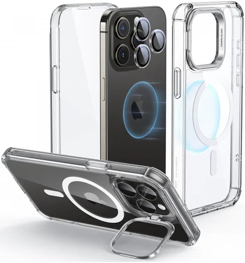 ESR Armor Tough iPhone 15 Pro Max Hoesje MagSafe Transparant afbeelding 2