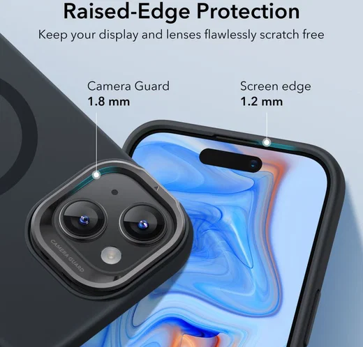ESR Cloud Kickstand Apple iPhone 15 Plus Hoesje MagSafe Zwart afbeelding 8
