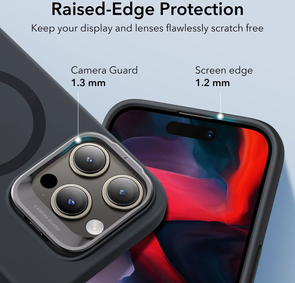 ESR Cloud Kickstand Apple iPhone 15 Pro Hoesje MagSafe Zwart afbeelding 8