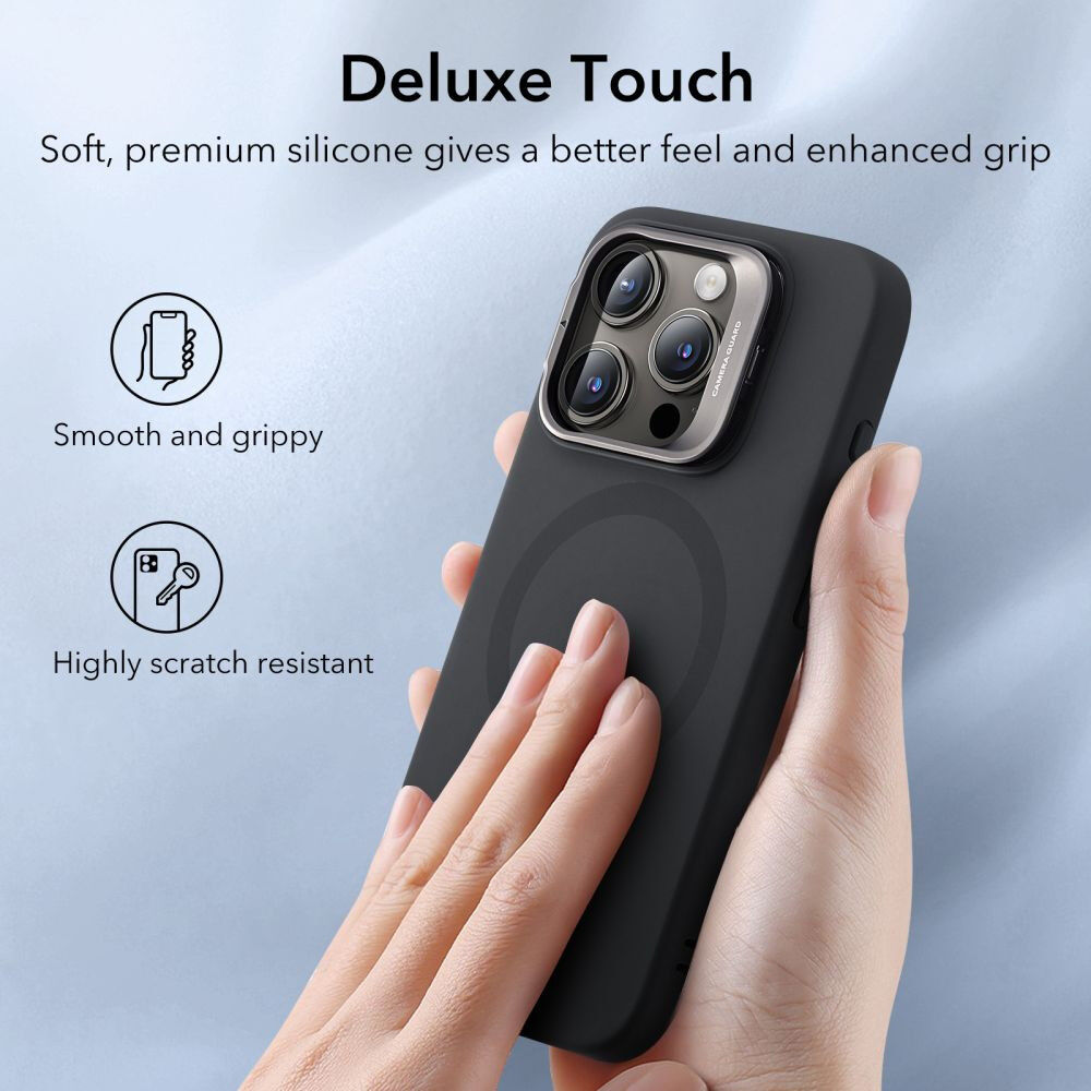 ESR Cloud Kickstand Apple iPhone 15 Pro Hoesje MagSafe Zwart afbeelding 7