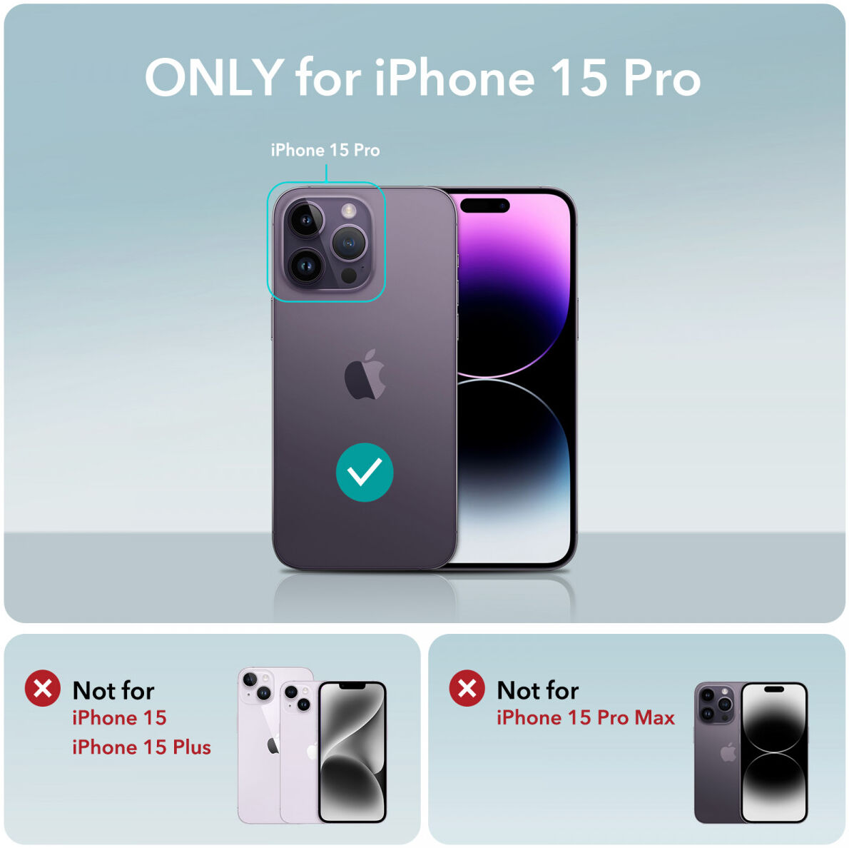 ESR Cloud Kickstand Apple iPhone 15 Pro Hoesje MagSafe Beige afbeelding 10