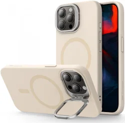 ESR Cloud Kickstand Apple iPhone 15 Pro Max Hoesje MagSafe Beige afbeelding