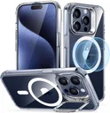 ESR Classic Hybrid MagSafe iPhone 15 Pro Hoesje met Stand Transparant