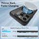 ESR Classic Hybrid MagSafe iPhone 15 Pro Hoesje met Stand Clear Black afbeelding 3