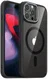 ESR Classic Hybrid Stand MagSafe iPhone 15 Pro Max Hoesje Clear Zwart afbeelding 9